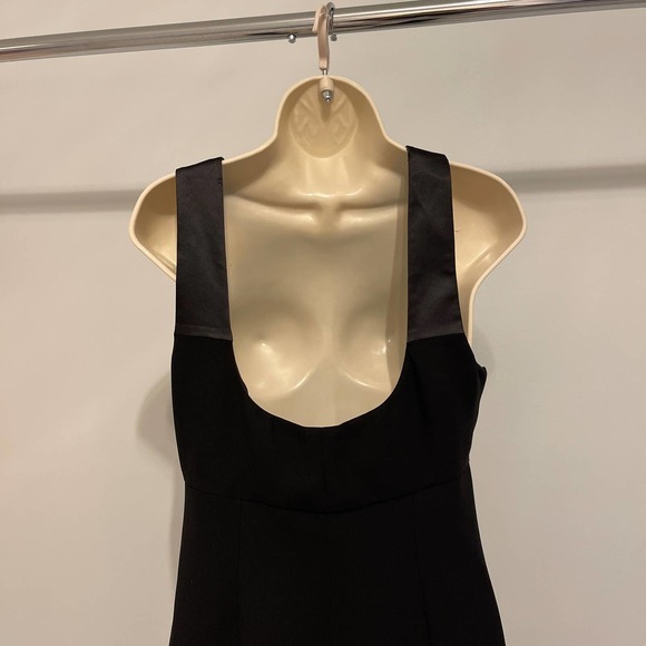 Evan‎ Picone Black Sleeveless Low Back Cocktail Dress Size 10 Pre-owned - Picture 4 of 8